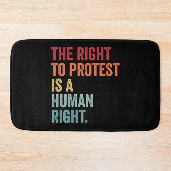 Item preview, the right to protest is a human right / liberty designed and sold by MagicBoutique.