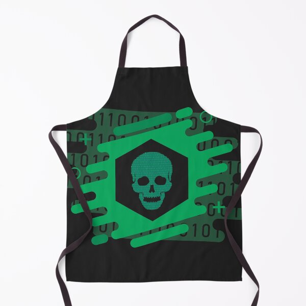 Item preview, Hacker Bits Skull (Dark) designed and sold by Devshirt.