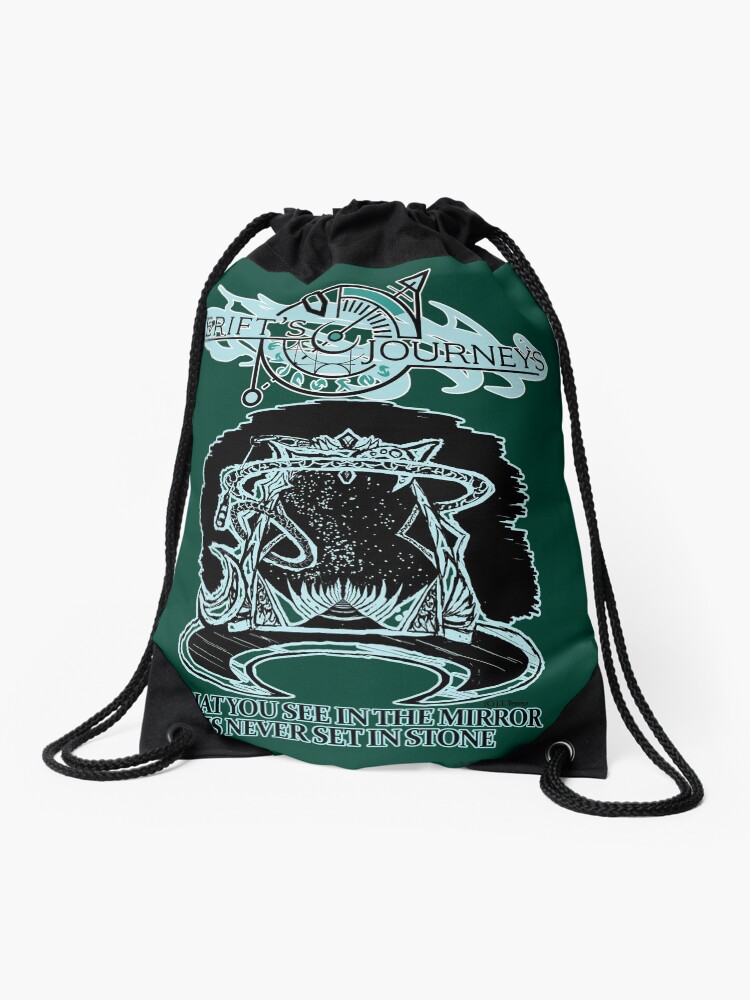Thumbnail 1 of 3, Drawstring Bag, Your Fate is Not Set designed and sold by PickledAuthor.