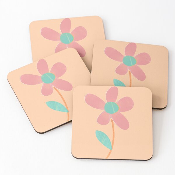 Item preview, Simple, abstract, artsy graphic pink watercolour flower floral sketch - Caroline Laursen Original designed and sold by Caroline Laursen.