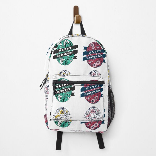 FAJRO Easter Vintage Eggs Bunny Chick Leather Backpack Daypack FAJRO Easter Vintage Eggs Bunny Chick Leather Backpack Daypack
