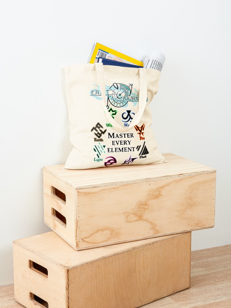 Thumbnail 4 of 5, Tote Bag, Master The Elements designed and sold by PickledAuthor.