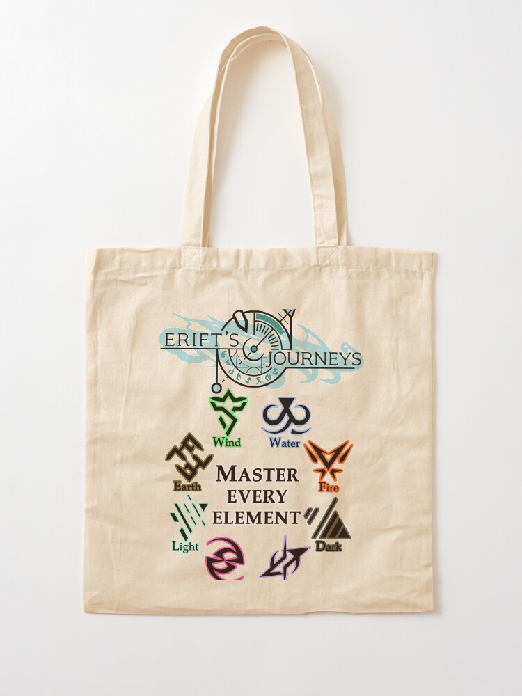 Thumbnail 2 of 5, Tote Bag, Master The Elements designed and sold by PickledAuthor.