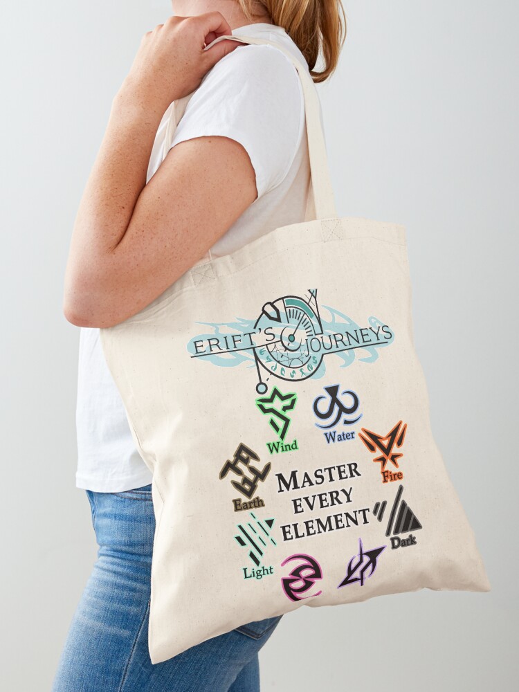 Thumbnail 1 of 5, Tote Bag, Master The Elements designed and sold by PickledAuthor.