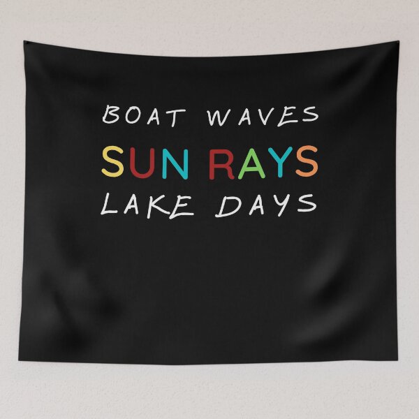 Item preview, Boat Waves Sun Rays Lake Days - Relaxed Fit designed and sold by PIXEcompany.
