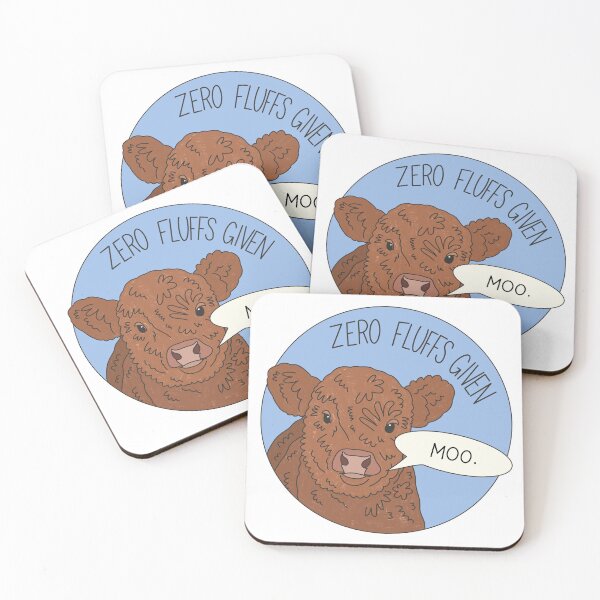 Item preview, Zero fluffs given cow designed and sold by PeachCatDesigns.