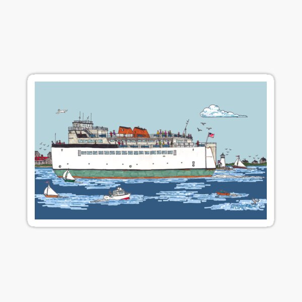Item preview, Nantucket Ferry from Hyannis designed and sold by KatydidKay.