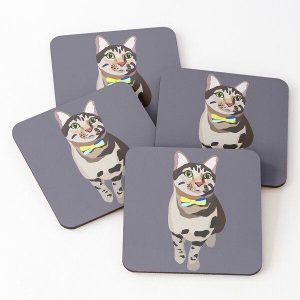 Item preview, Cat Bowtie Portrait Digital Illustration designed and sold by sherylwylie.