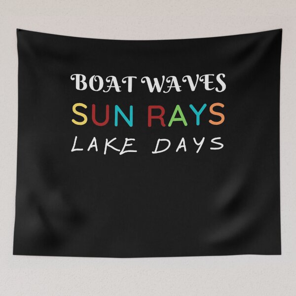 Item preview, Boat Waves Sun Rays Lake Days - Relaxed Fit designed and sold by PIXEcompany.