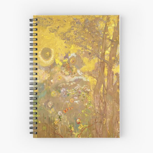 Item preview, Odilon Redon "Trees on a yellow Background" designed and sold by Alexandra Dahl.