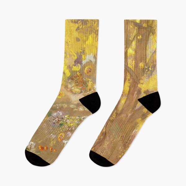 Item preview, Odilon Redon "Trees on a yellow Background" designed and sold by Alexandra Dahl.