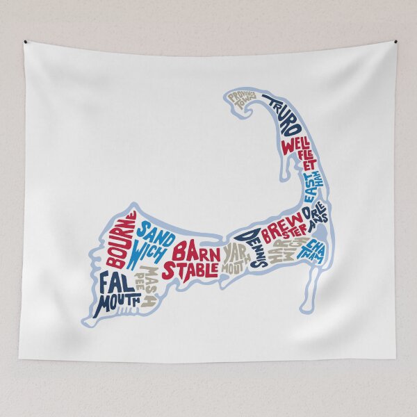 Item preview, Cape Cod Map designed and sold by EKE Designs.