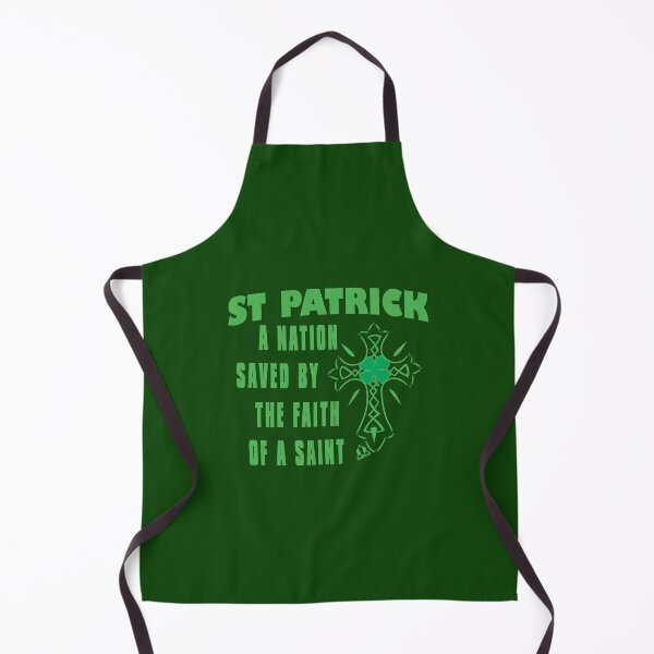 Item preview, ST PATRICK A NATION SAVED BY FAITH Irish Clover Cross Christian Design designed and sold by ej-sulu.