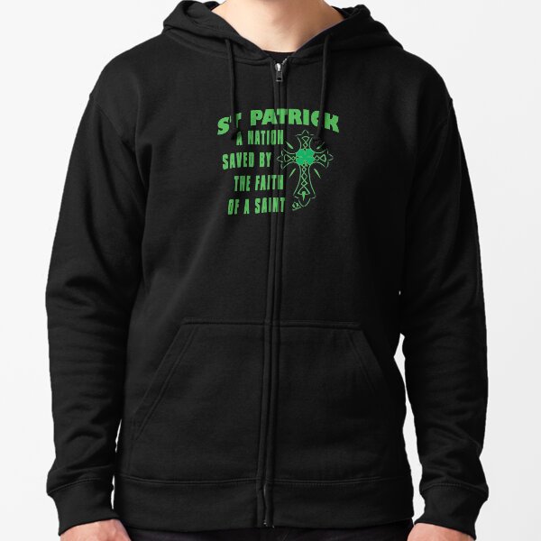 Item preview, ST PATRICK A NATION SAVED BY FAITH Irish Clover Cross Christian Design designed and sold by ej-sulu.