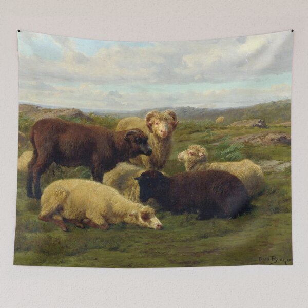Item preview, Sheep in a Meadow - Rosa Bonheur - 1869 designed and sold by CJET.