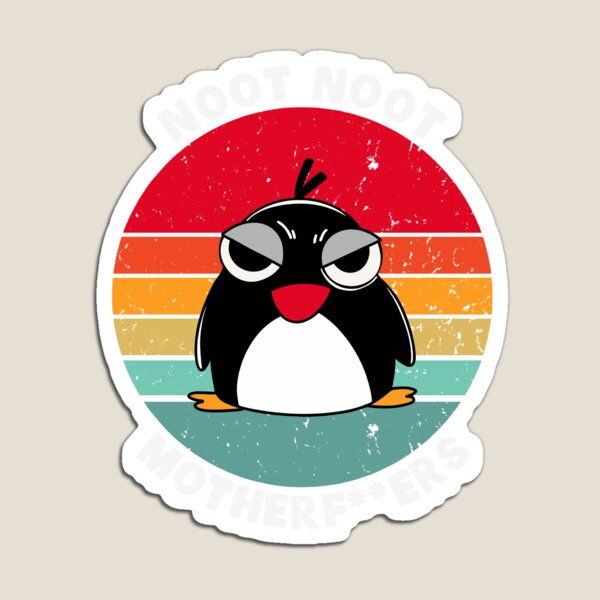 Vista previa del artículo con la obra «Noot noot pingu enojado», diseñado y vendido por Jannydesign.