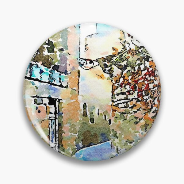 Item preview, Barbarano Romano: glimpse of an alley along the walls with a view of the tower designed and sold by Giuseppe Cocco.