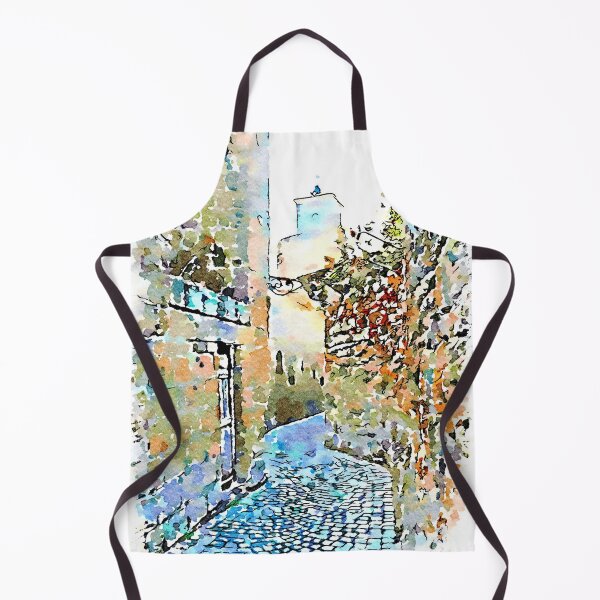 Item preview, Barbarano Romano: glimpse of an alley along the walls with a view of the tower designed and sold by Giuseppe Cocco.