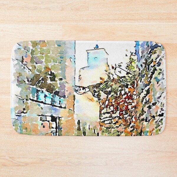 Item preview, Barbarano Romano: glimpse of an alley along the walls with a view of the tower designed and sold by Giuseppe Cocco.