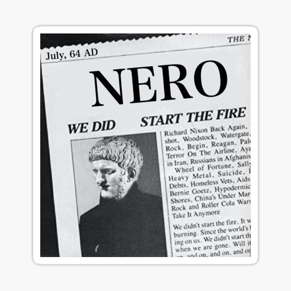 Item preview, Nero x Billy Joel designed and sold by meretricula.