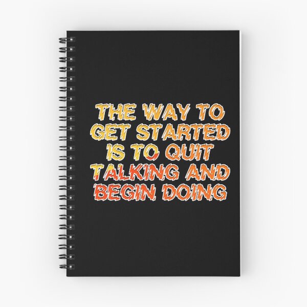 Item preview, The Way To Get Started Is To Quit Talking And Begin Doing designed and sold by askarne.