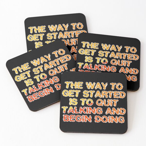 Item preview, The Way To Get Started Is To Quit Talking And Begin Doing designed and sold by askarne.