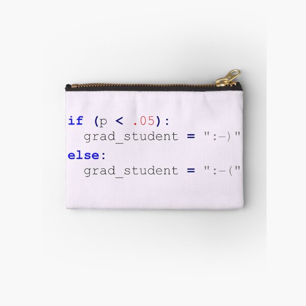 Item preview, Statistical significance = Happy grad student (Python inspired) designed and sold by Lindsay Santacroce.