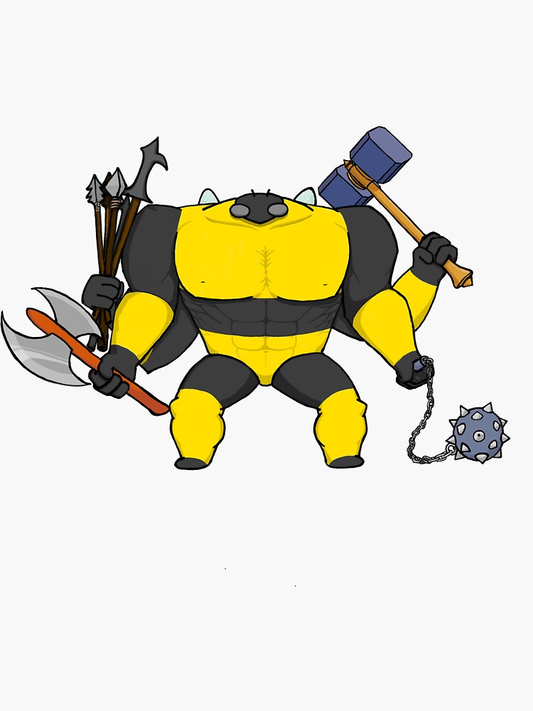 the-bee-barian-sticker-for-sale-by-honeyhiveaway-redbubble