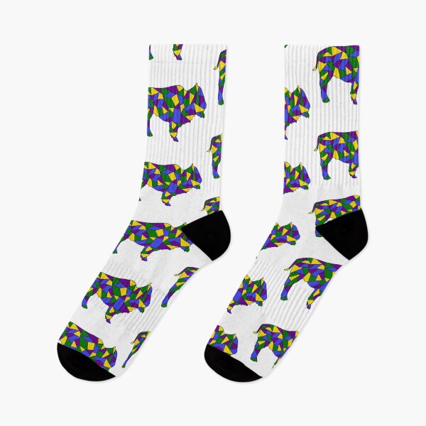Item preview, Geometric bison designed and sold by countrypines.