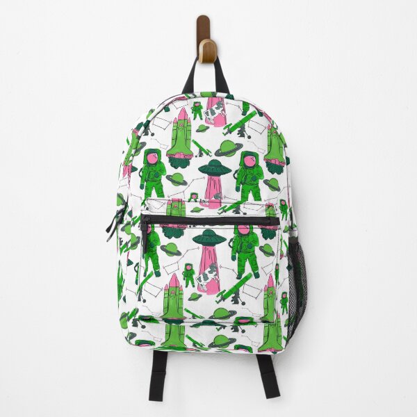 Item preview, Modern Space Green/Pink Pattern designed and sold by willowsbunnies.