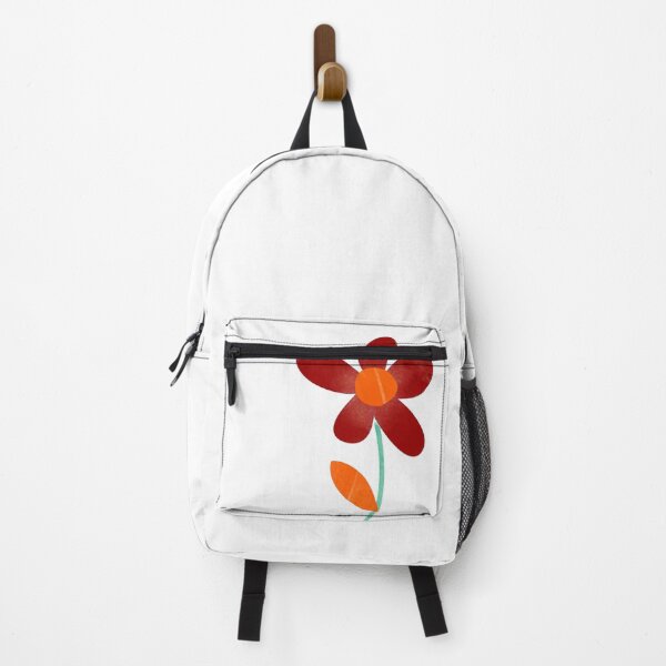 Item preview, Simple, abstract, artsy graphic burgundy and orange watercolour flower floral sketch - Caroline Laursen Original designed and sold by Caroline Laursen.