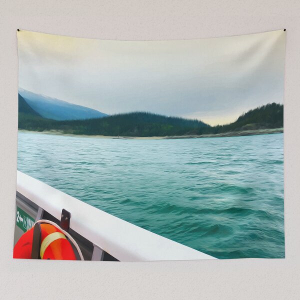 Item preview, Ferry Boat Lake Crossing designed and sold by Spindriftmerch.
