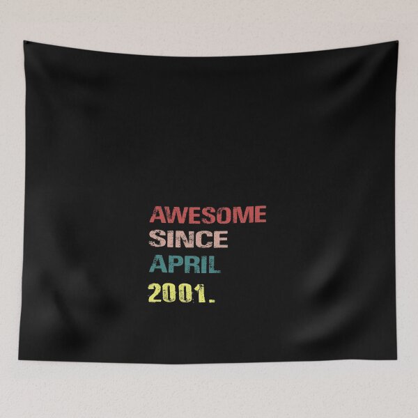 Item preview, Awesome Since April 2001 , Birthday Gift Funny T-Shirt ,Awesome Since April 2001 T-Shirt designed and sold by Ikgha.