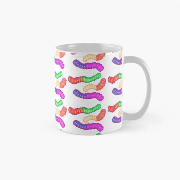 Item preview, gummy worm sticker pattern designed and sold by Enternamehereee.