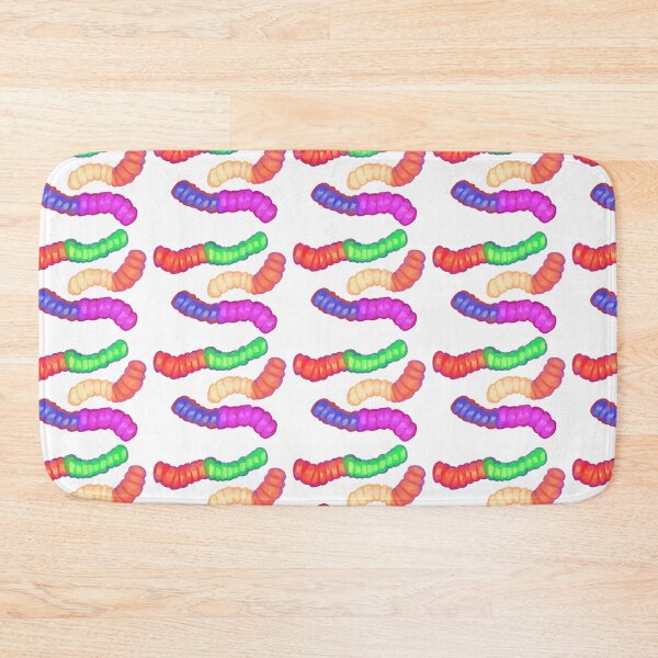 Item preview, gummy worm sticker pattern designed and sold by Enternamehereee.
