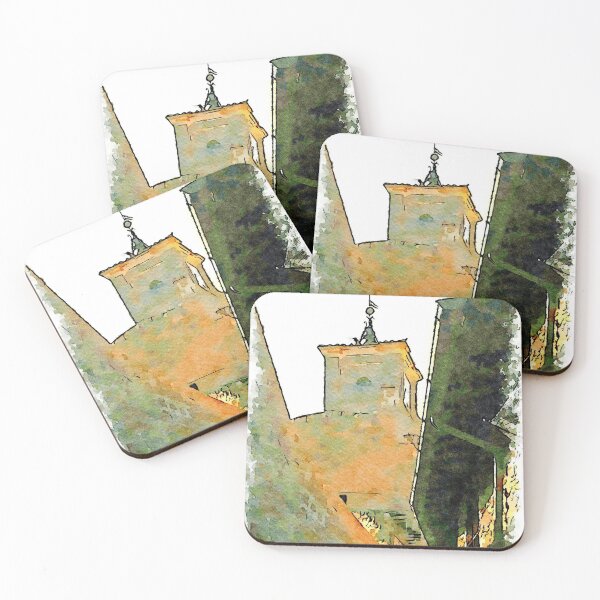 Item preview, Barbarano Romano: roof and tower designed and sold by Giuseppe Cocco.