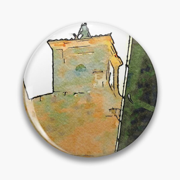 Item preview, Barbarano Romano: roof and tower designed and sold by Giuseppe Cocco.