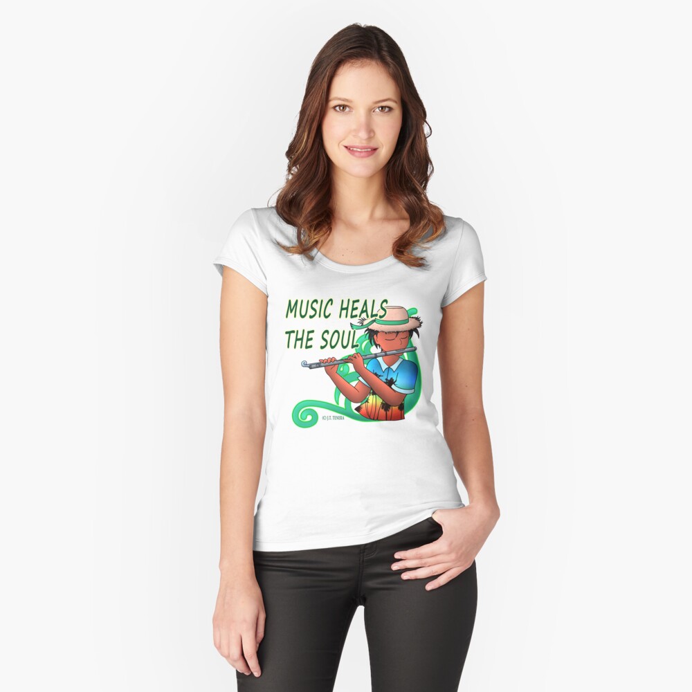 Item preview, Fitted Scoop T-Shirt designed and sold by PickledAuthor.