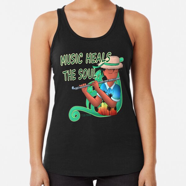 Healing Music of The Island Racerback Tank Top