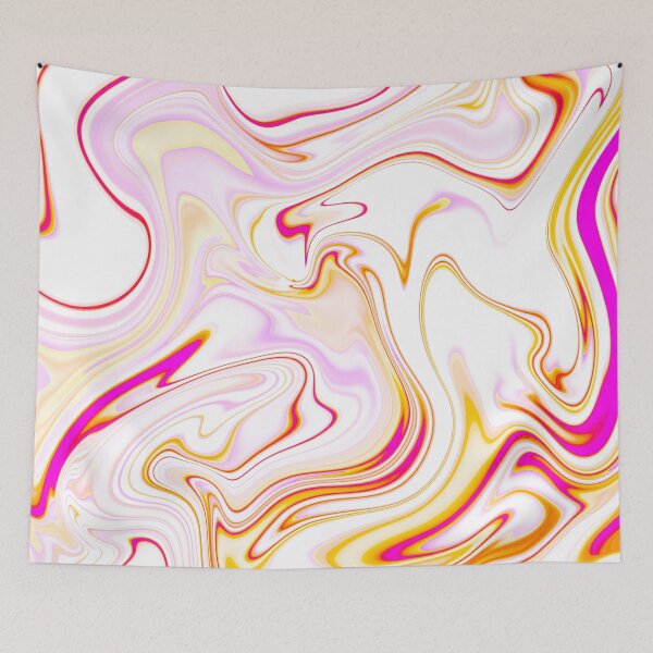 Item preview, Psychedelic Warm White Swirls designed and sold by JustFloating-.