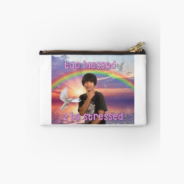 Item preview, Aesthetic Meme too blessed 2 be stressed designed and sold by marsgillies.