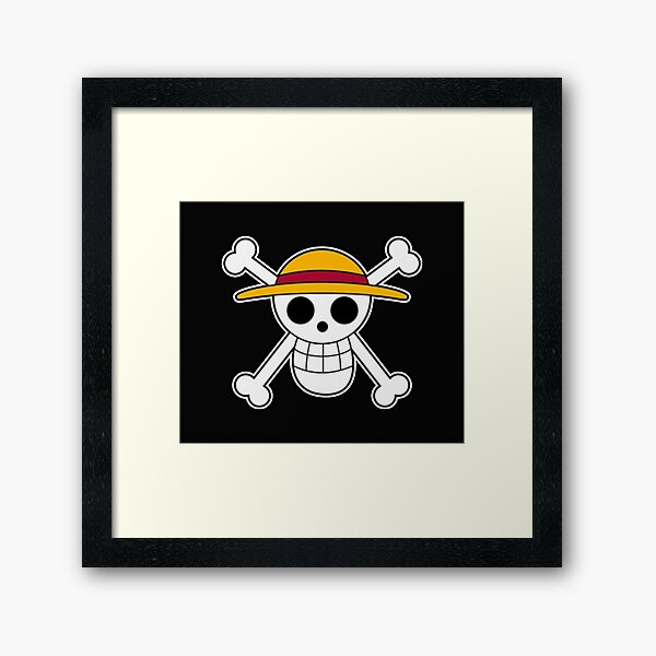 StrawHat Flag and Mask and more to decorate your room , buy and join the  Straw Hat crew Sticker for Sale by Alluka Brand