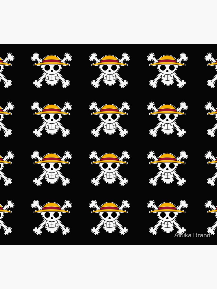 StrawHat Flag and Mask and more to decorate your room , buy and join the  Straw Hat crew Sticker for Sale by Alluka Brand