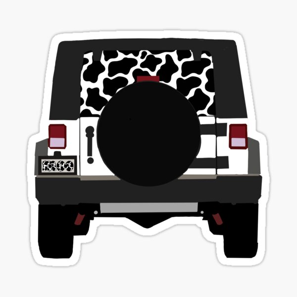 Cow Jeep Stickers for Sale | Redbubble