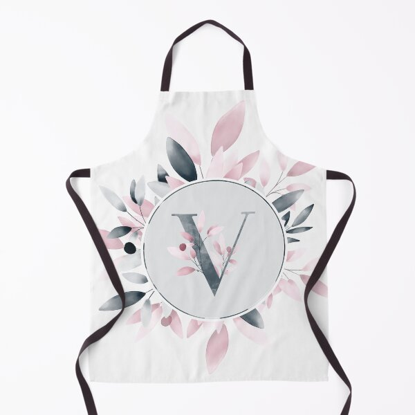 Item preview, Floral Initial Wreath Monogram V designed and sold by Pavnud.