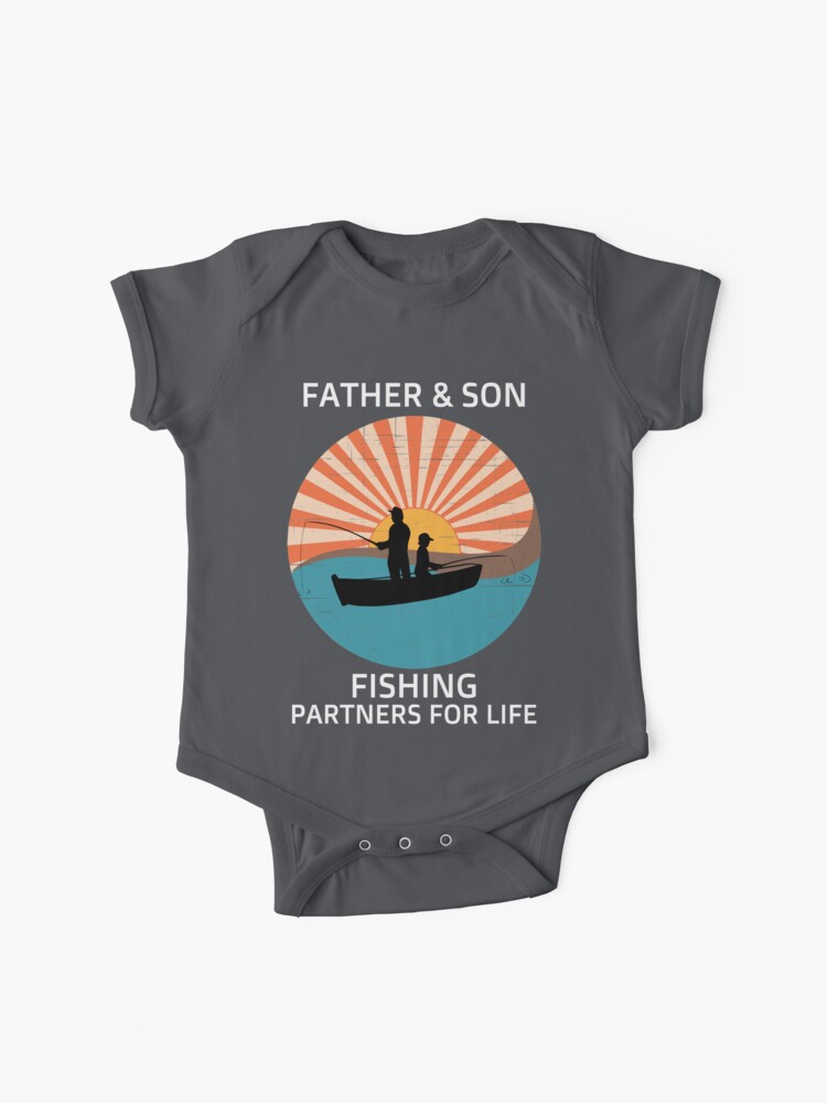 Fishing Daddy / little fishing buddy fisherman son | Sticker