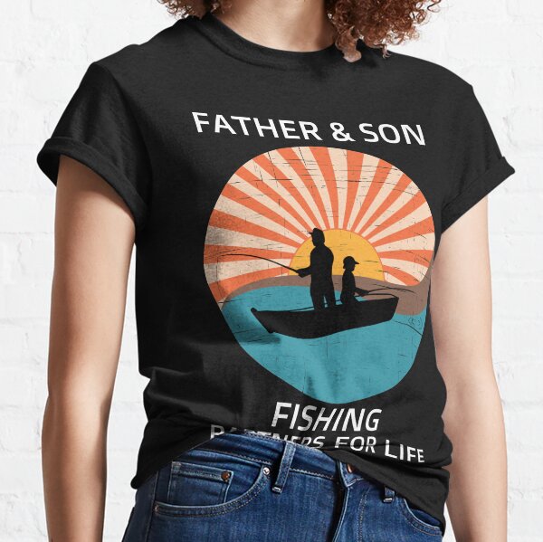 Father and Son Fishing Partners for Life Tshirt, Father-son Fishing Shirt,  Dad Fishing Tee, Dad-son Fishing Tee, Fishing Dad Gift 