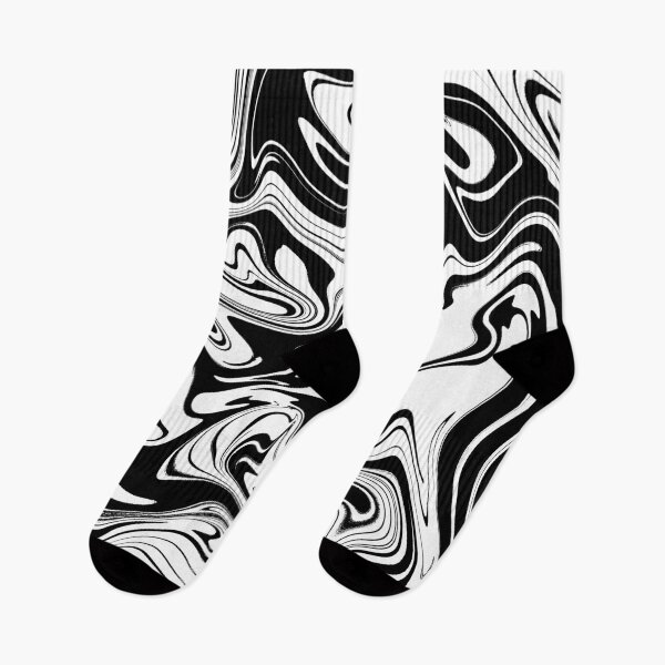 Item preview, Black and White Siwrls designed and sold by JustFloating-.