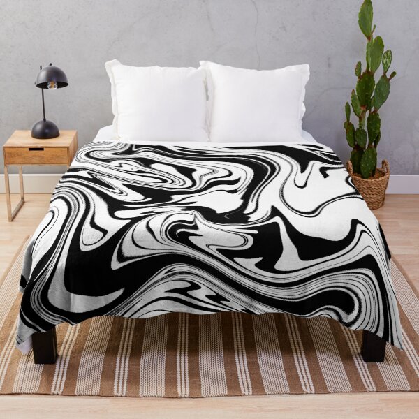 Item preview, Black and White Siwrls designed and sold by JustFloating-.
