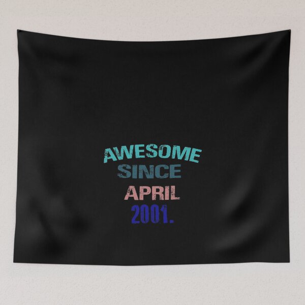 Item preview, Awesome Since April 2001 , Birthday Gift Funny T-Shirt ,Awesome Since April 2001 T-Shirt designed and sold by Ikgha.